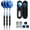 BLUE, variant on Professional Soft Tip Darts Set 20 Grams - 50 Rubber O-Rings + 30 Darts Plastic Tip + Aluminum Shafts + 6 Standard Flights + Portable Case for Electronic Dart Board