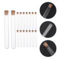 thumbnail image 2 of 100pcs Plastic Test Tubes Bath Salts Storage Tubes Liquid Container with Stopper, 2 of 3