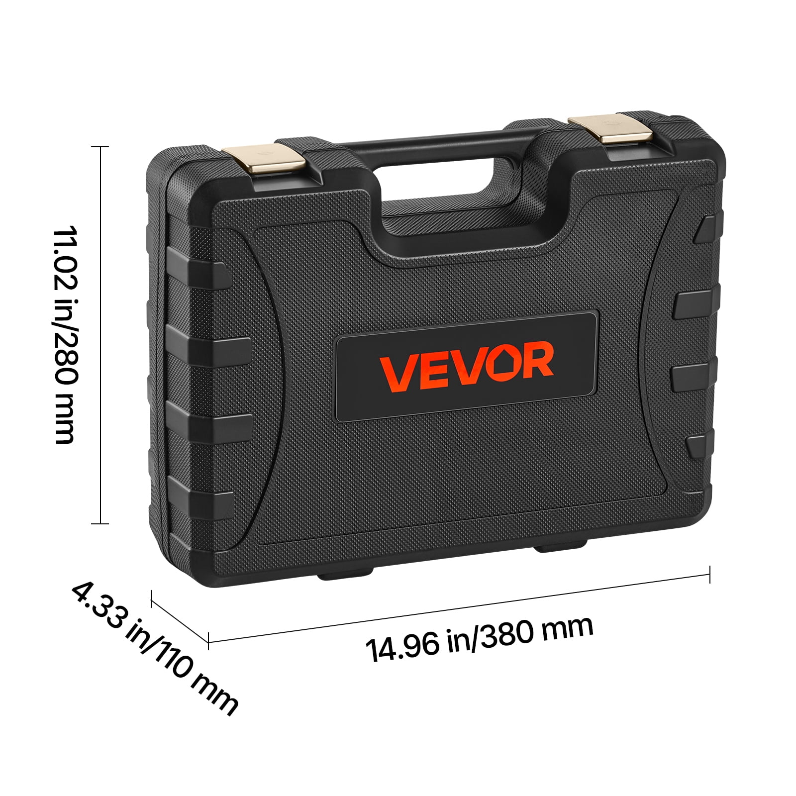 VEVOR Engine Cylinder Compression Tester Kit, 0-700 PSI Pressure Gauge & 0-100 PSI Leak Gauge, Automotive Leak Down Tester Kit with 4 Adapters, Pressure Check & Leakage Rate Test on Cars, Motorcycles
