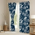 thumbnail image 3 of Manfei Kawaii Octopus Print Blackout Curtains Set of 2 (52x84 Each) for Kid, Ocean Cute Seashell Window Curtains, Cartoon Sealife Curtains and Drapes, Window Curtains Room Decor, 3 of 6