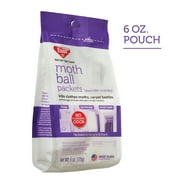 Enoz Lavender Scented Moth Ball Packets, Moth Killer for Clothes Moths and Carpet Beetles, 6 oz Bag
