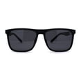 thumbnail image 3 of Polarized Elegant Chic Fashion Luxury Sport Horn Rim Sunglasses Matte Black, 3 of 4