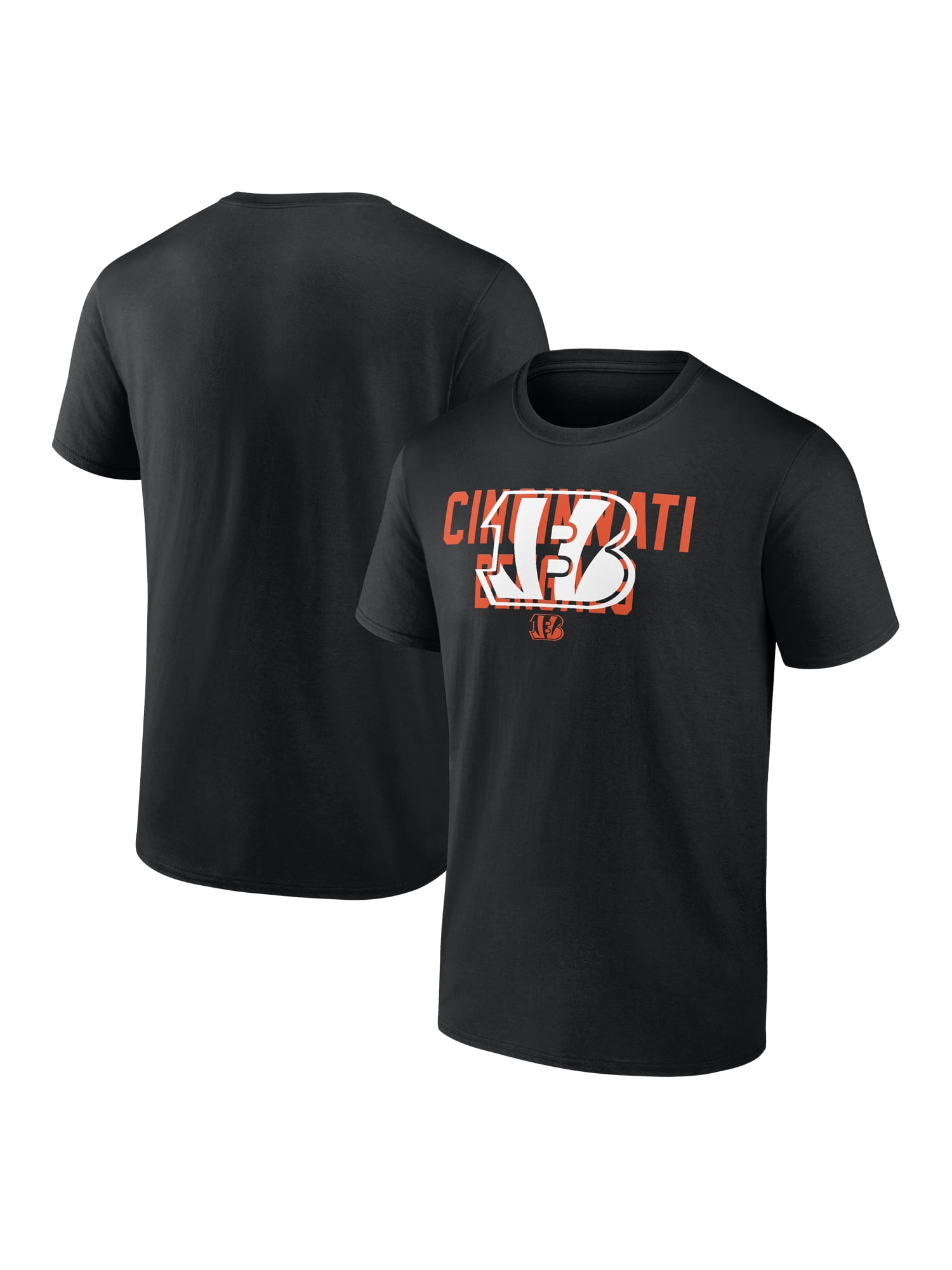 NFL Cincinnati Bengals Men's Cotton Black Short Sleeve T-Shirt