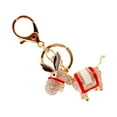 thumbnail image 6 of FRCOLOR Adorable Donkey Key Ring in Red Color Fashionable Bag Pendant Made of Durable Alloy for Keys 1pc, 6 of 8