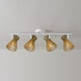 thumbnail image 3 of Globe Electric Minimalist 4-Light Indoor Matte White Track Light with Pivoting Shades, 3 of 9