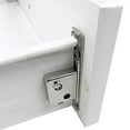thumbnail image 3 of Rok Hardware Harn Impaz Drawer Box Slide Runner Left/Right Clip On Screw On Front Fixing Bracket Pair (1 Pair, Left/Right), 3 of 3