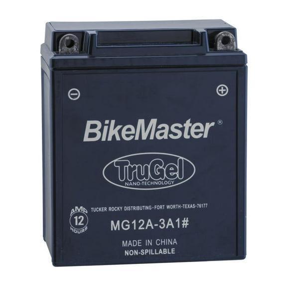 BikeMaster TruGel Battery MG12A-3A1 for Honda CB650SC Nighthawk 1983-1985