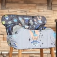 thumbnail image 3 of On the Goldbug Shopping Cart and High Chair Cover Boy and Girl Space Pattern, 3 of 7