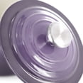 thumbnail image 5 of MegaChef 2 Quart Enameled Cast Iron Sauce Pan in Gradient Purple, 5 of 7