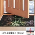 thumbnail image 3 of Math Equations Glowing Formulas Black Pattern Door Rugs,Washable Non Slip Door Mats Indoor,Decorative Door Mats,Entry Mat Indoor for Entrance,Bedroom,Kitchen,Bathroom,17"x30", 3 of 6