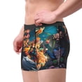 thumbnail image 2 of Balery Whimsical Animal Spiral Calzoncillos bóxer para hombre, ropa interior de algodón suave y transpirable con cinturilla de nailon-Large, 2 of 5