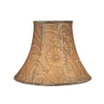 thumbnail image 2 of Aspen Creative 58054 Transitional Bell Shape UNO Construction Lamp Shade in Taupe, 14" Wide (7" x 14" x 11"), 2 of 5