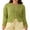 Green, variant on Gupgi Women's Knit Cardigan Solid Color Crewneck Long Sleeve Button Down Sweater Soft Lightweight Ribbed Coat Tops