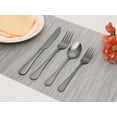 thumbnail image 5 of Unique Bargains 20 Pcs Stainless Steel Flatware Set Mirror Polished Cutlery Black, 5 of 6