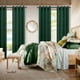 thumbnail image 3 of Cortinas Pitalk de lino verde bosque semitransparente, 240 x 260 cm, 2 paneles, 3 of 9