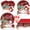 A, variant on Christmas Dinnerware Set, 97 Piece Disposable Party Supplies for 24 Guests, Holiday Plates and Napkins with Forks & Tablecloth, Xmas Themed Table Decor for Holiday Party