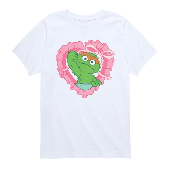 Sesame Street - Oscar Coquette - Youth Short Sleeve Graphic T-Shirt