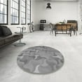 thumbnail image 4 of Ahgly Company Machine Washable Indoor Rectangle Transitional Smokey Gray Area Rugs, 8' x 10', 4 of 7