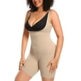 thumbnail image 3 of MANIFIQUE Bodysuit for Women Tummy Control Shapewear Open Bust Mid-Thigh Body Shaper, 3 of 5