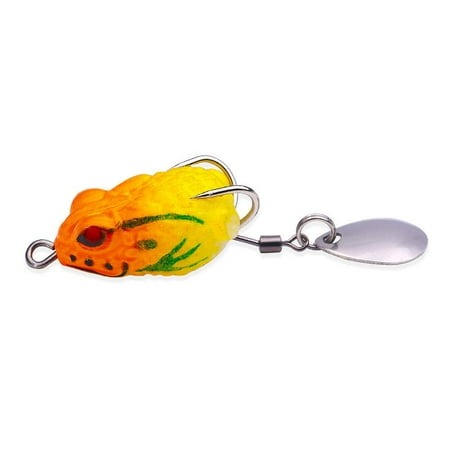 YUEYAN 1PCS Frog Topwater Soft Fishing Lures Bait Bass Crankbaits 25cm New S4