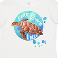thumbnail image 4 of Inktastic Vero Beach, Florida Swimming Sea Turtle with Bubbles Boys or Girls Toddler T-Shirt, 4 of 5