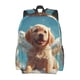 thumbnail image 2 of Disketp Cute Angel Winged Dog Mochila Escolar de Gran Capacidad y Peso Ligero, Mochila de Viaje Ideal para Escuela, Trabajo y Uso Diario, Cómoda y con Estilo, 2 of 8