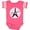 Football Pink and White, variant on Inktastic Bonjour Girls Baby Bodysuit