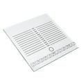 thumbnail image 2 of Large Lash Tray, Transparency 20x20cm Large Size Double Row Wear Resistant Clear Scale Eyelash Extension Tray  For Eyelash Shops For Beginner, 2 of 8