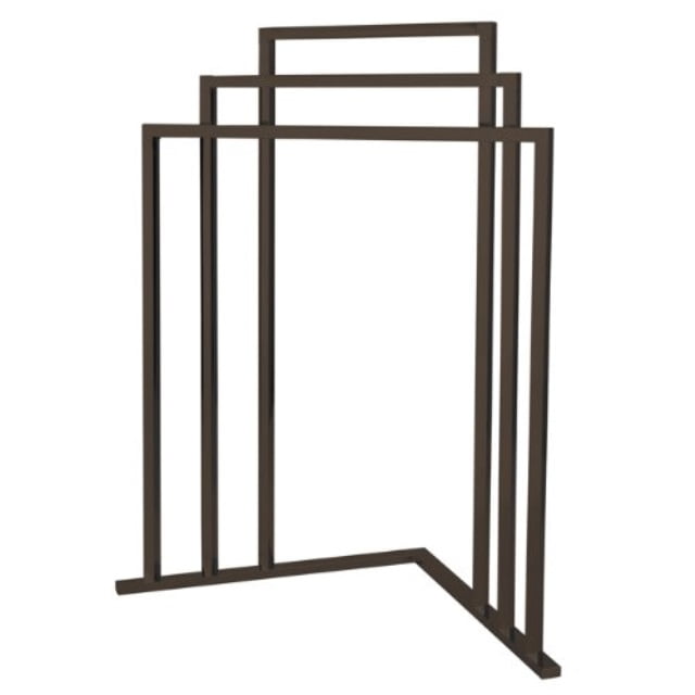 Kingston Brass SCC8275 L Shape 3-Tier Steel Construction Corner Towel Rack Oil Rubbed Bronze