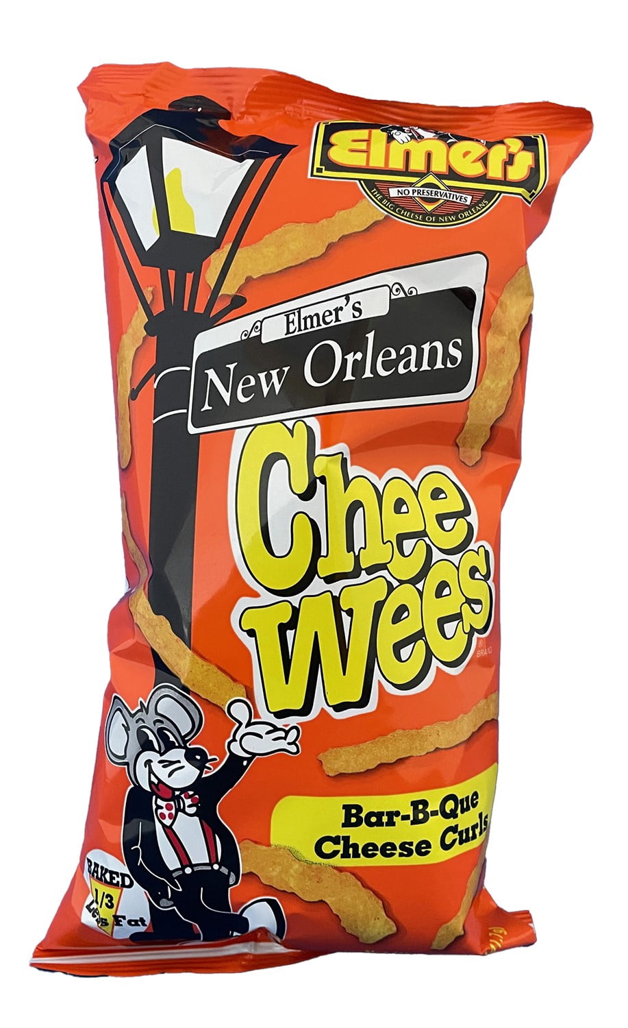 Elmer's New Orleans Chee Wees Bar-B-Que Cheese Curls - 5.5oz