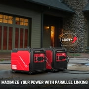 PowerSmart 4800-Watt Portable Gas Inverter Generator, RV Ready, CO Sensor for Home Backup Outdoor