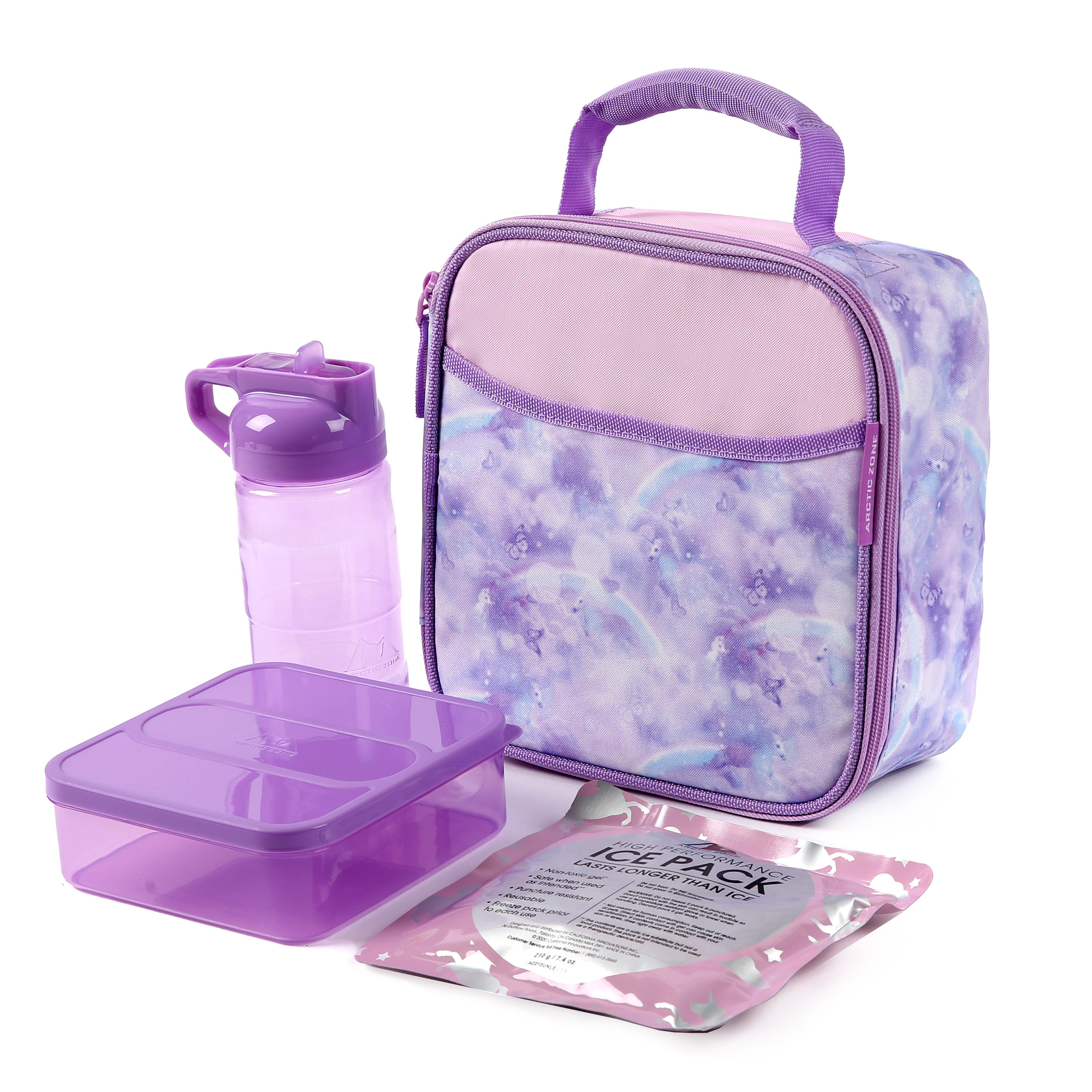 Unicorn Collectables UNICORN COOL BAG LUNCH BOXES DOUBLE WALLED CUP