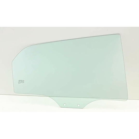 Passenger Right Side Rear Door Window Door Glass Compatible with Mazda 2 2011-2015 Models