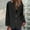 Black, variant on Hrsba Women's Casual Long Sleeve Sweatshirt Long Sleeved Round Neck Top/shirt Solid Color Long Sleeve Loose Blazer Cardigan Outerwear