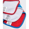 thumbnail image 5 of Disney Baby Unisex Mickey Mouse Bandana Bib 3-Pack - Mickey Mouse Baby Bibs Blue/Red/Grey, 0-12M, 5 of 6