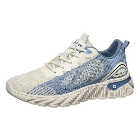 XDDST Sneakers for Mens Shoes Summer New Breathable Casual Fly Weaving Mesh Mesh Shoes Running Casual Sports Shoes