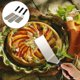 thumbnail image 1 of unbranded 3Ud De Palas Para Hornear Pizza Y Pasteles De Acero Inoxidable Negro Para Cocina, 1 of 8