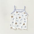 thumbnail image 4 of Penkiiy Girls Cotton Undershirt Sleeveless Camisole Tank Top Comfortable 3-11 Years Light Blue, 4 of 5
