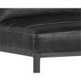 thumbnail image 6 of Sunpan Spyros 26" Modern Faux Leather Counter Stool in Coal Black, 6 of 7