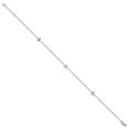 thumbnail image 2 of 14k White Gold Polished Anklet, 2 of 4