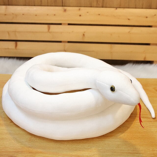 Juguete de peluche de serpiente gigante realista, Boa Cobra larga, Animal de peluche, serpientes divertidas, amigos delicados, regalo de Halloween para niños