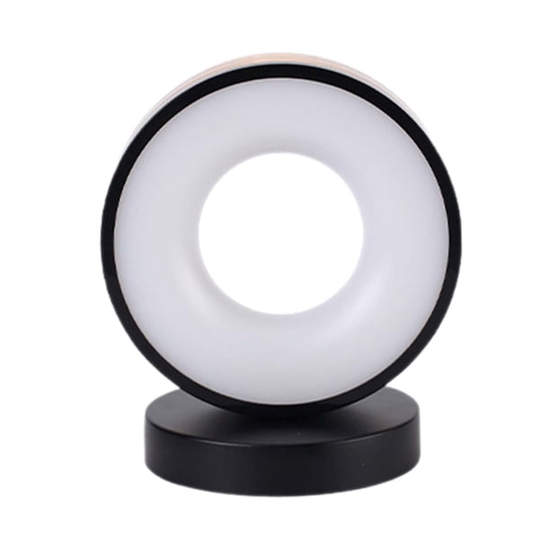 Lámpara con luz ambiental, accesorios para fotografías, luz nocturna con control táctil, lámpara de mesa inteligente para comedor, mesita