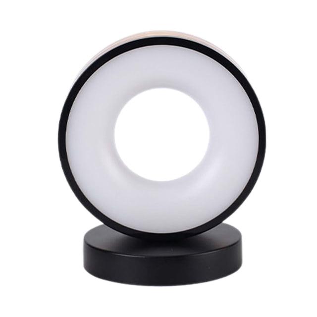 Lámpara con luz ambiental, accesorios para fotografías, luz nocturna con control táctil, lámpara de mesa inteligente para comedor, mesita