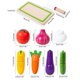 thumbnail image 3 of Cocina de madera de juguete para niños | Juego de cocina realista con verduras y utensilios | Desarrolla la coordinación ojo-mano y el pensamiento lógico, 3 of 6