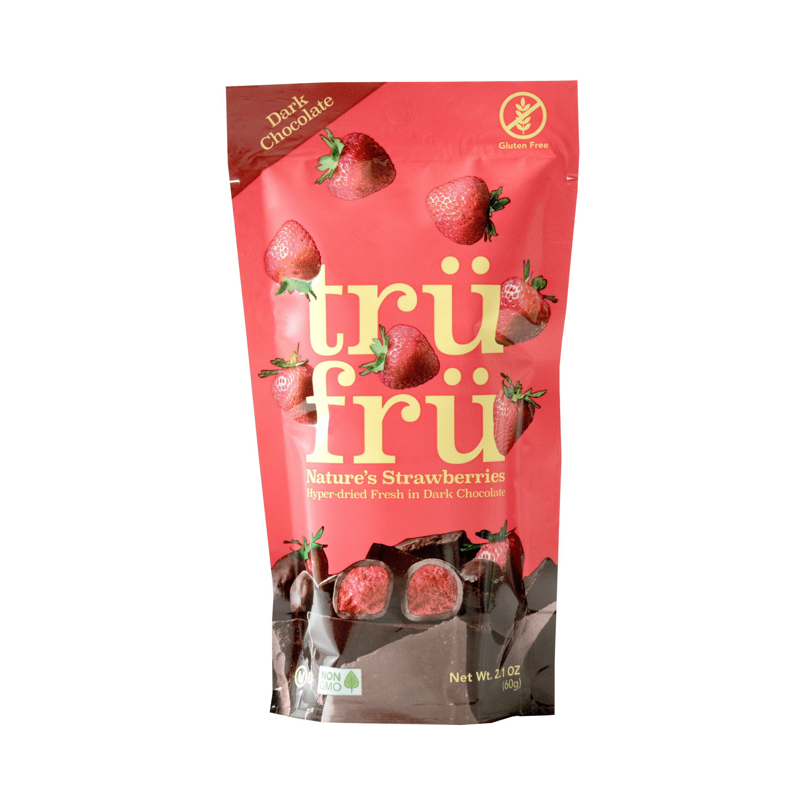 Tru Fru Grab & Go HyperDried Real Strawberries in Dark Chocolate (2.1