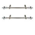 thumbnail image 2 of Domovina Luster 1 - inc  dia. Side Curtain Rod 12-20 inch long , Set of 2-Color:Satin Nickel, 2 of 2