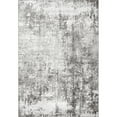 thumbnail image 2 of nuLOOM Jade Faded Abstract Area Rug, 5' x 8', Light Grey, 2 of 2