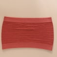 thumbnail image 4 of Voska Women's Strapless Bandeau Bra Seamless Bralette Soft Stretchy Non-Padded Wireless Tube Top Bras Red 32, 4 of 7
