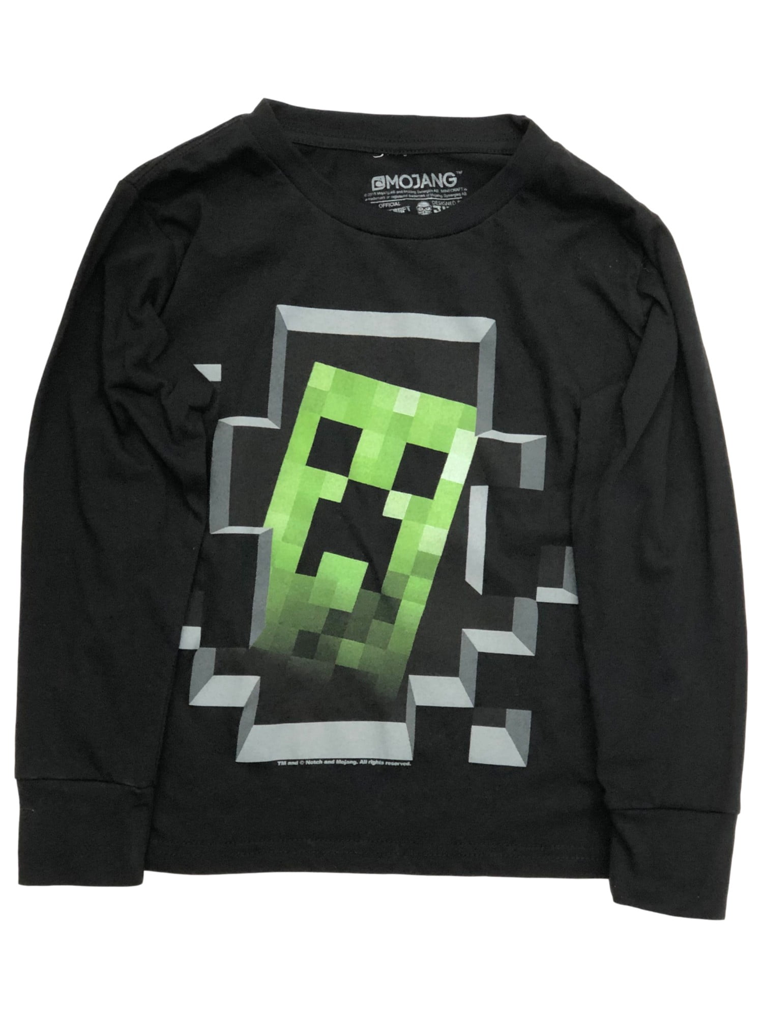 Minecraft Shirt Green Creeper Mine Tee for Boys Minecraft Shirt Green Creeper Mine Tee for Boys