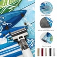 thumbnail image 5 of Large Area Rugs 6'x9', Blue Surfboard Carpet Runner Indoor Outdoor Rugs Home Decor Aesthetic, Summer Beach Tropical Coconut Tree Wooden Non Slip Mats Washable Accent Rug for Living Room Bedroom, 5 of 8